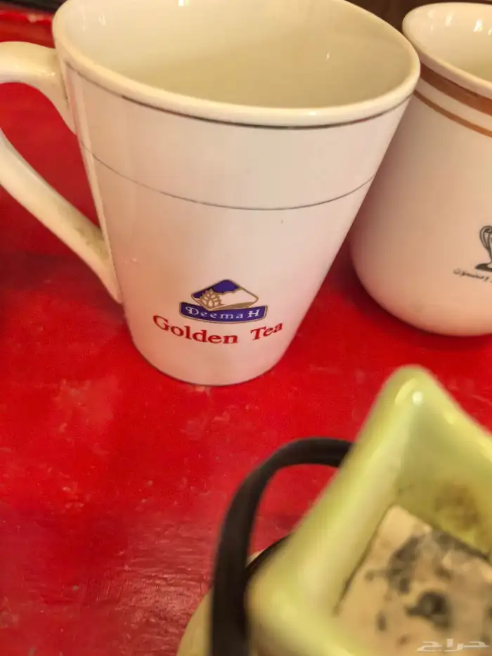 مجموعة كأسات شعارات متعدده للشاهي والمناسبات 15