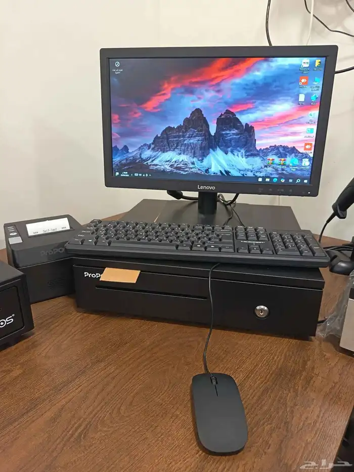 جهاز كاشير مستعمل نظيف ل مراكز الصيانه والورش 1