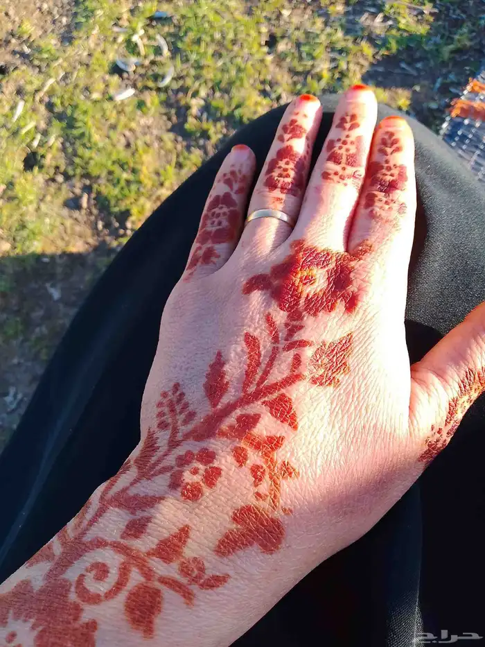 بيع حنا طبعي جاهز وهذة االون 3