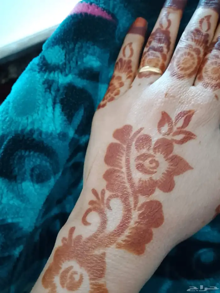 بيع حنا طبعي جاهز وهذة االون 1