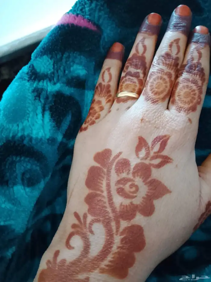 بيع حنا طبعي جاهز وهذة االون 0