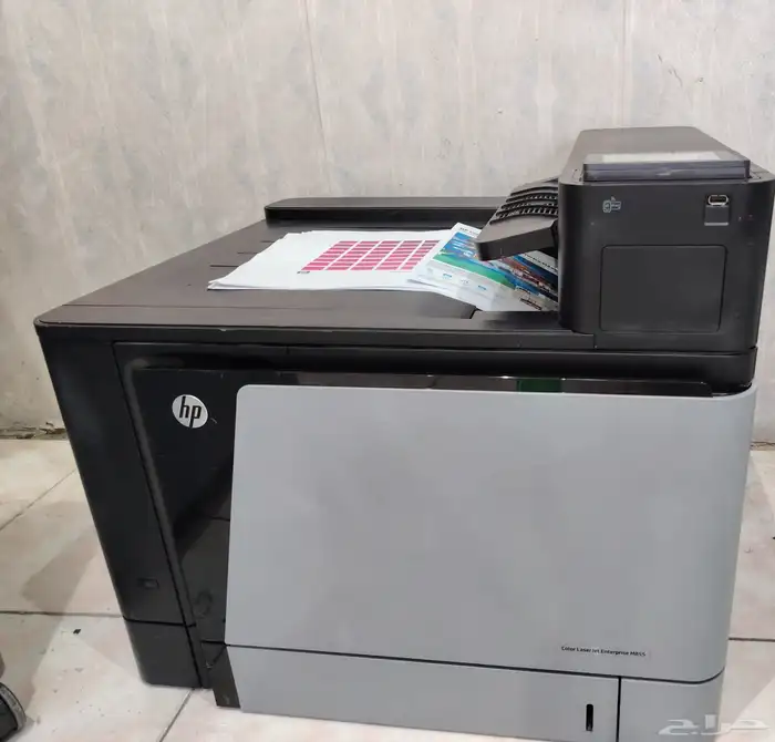 طابعة اتش بي ليزر Hp m855 ملونة A3 5