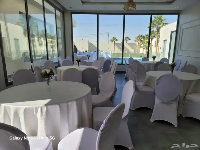 تاجير كراسي وطاولات طعام والكنب ودفايات وتنسيق كوش افراح 7