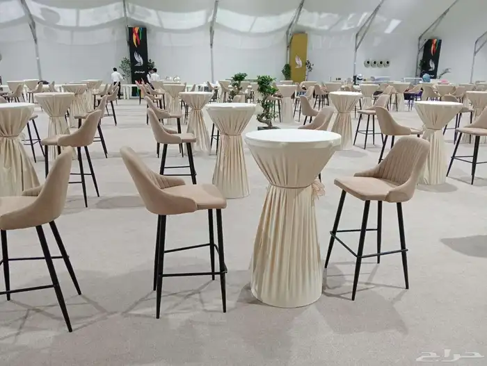 تأجير طاولات .. تأجير كراسي .. تأجير كنب بكميات كبيرة 1