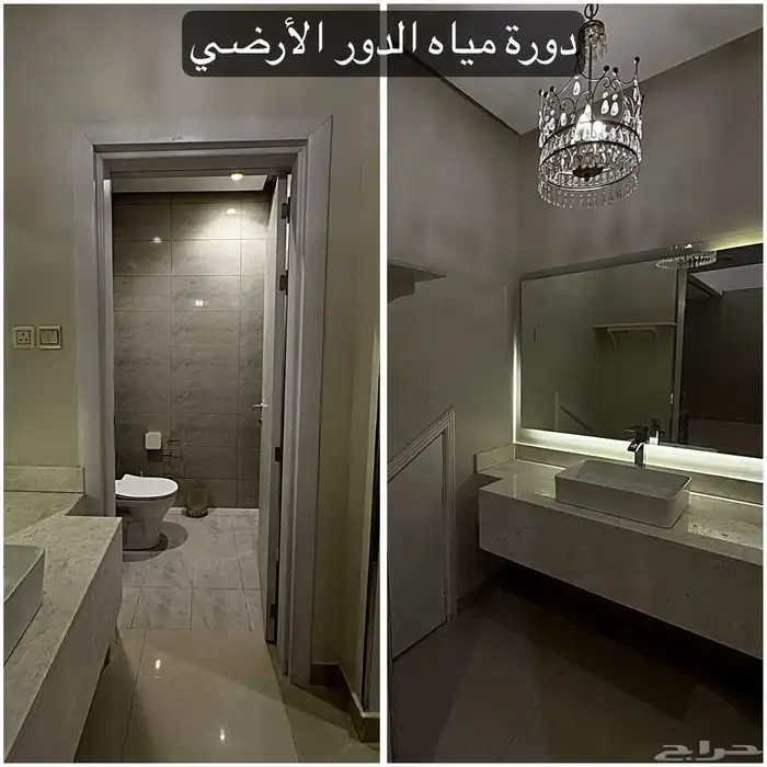 فيلا للايجار حي النرجس 5