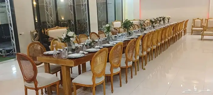 تاجير كراسي وطاولات تاجير جميع انواع الكراسي والجلسات والك 0