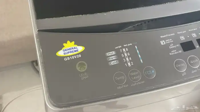 غسالة اتوماتيك 10 كيلو وسخان ماء اتوماتيك 7