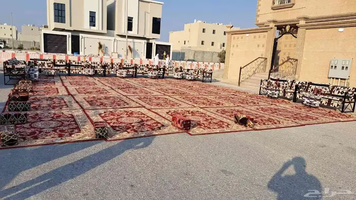 تاجير طاولات تاجير كراسي تاجير زل تاجير جلسات شعبيه قهوجيين 3