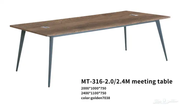 اثاث مكتبي طاولة اجتماعات ابيض و كونتر استقبال متوفر 0