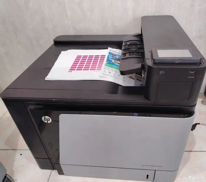 طابعة اتش بي ليزر Hp m855 ملونة A3 3