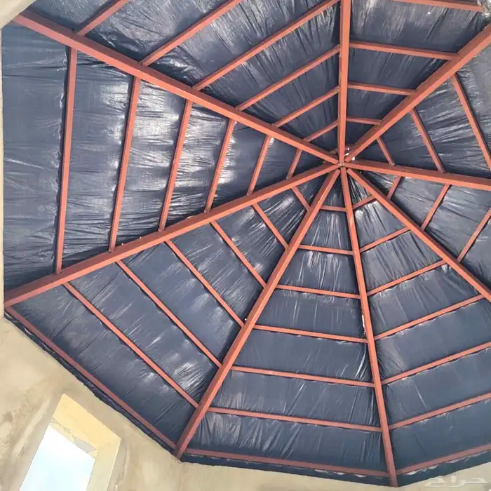 مشب نار قرميد جمالون قماش ملكي مشب رخام 0