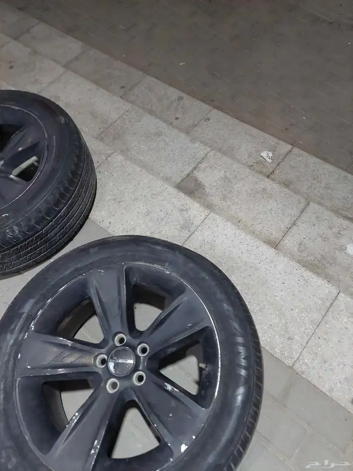 4 جنط دودج وكاله اصلي مقاس 18 مع الكفرات 2