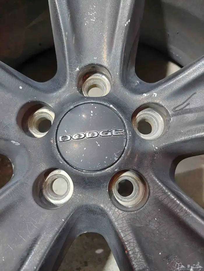 4 جنط دودج وكاله اصلي مقاس 18 مع الكفرات 5