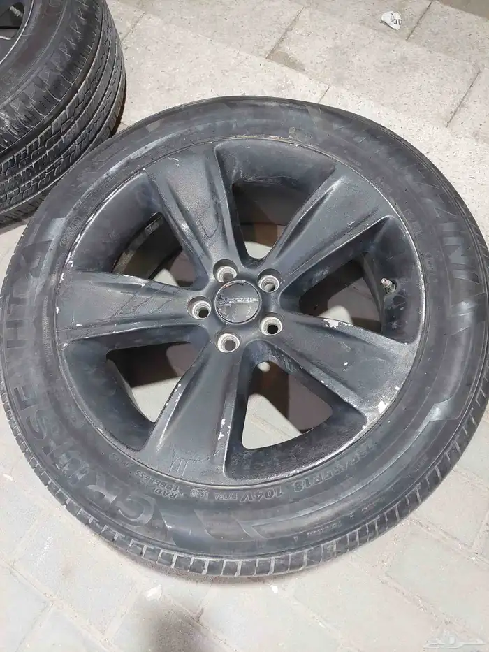 4 جنط دودج وكاله اصلي مقاس 18 مع الكفرات 3