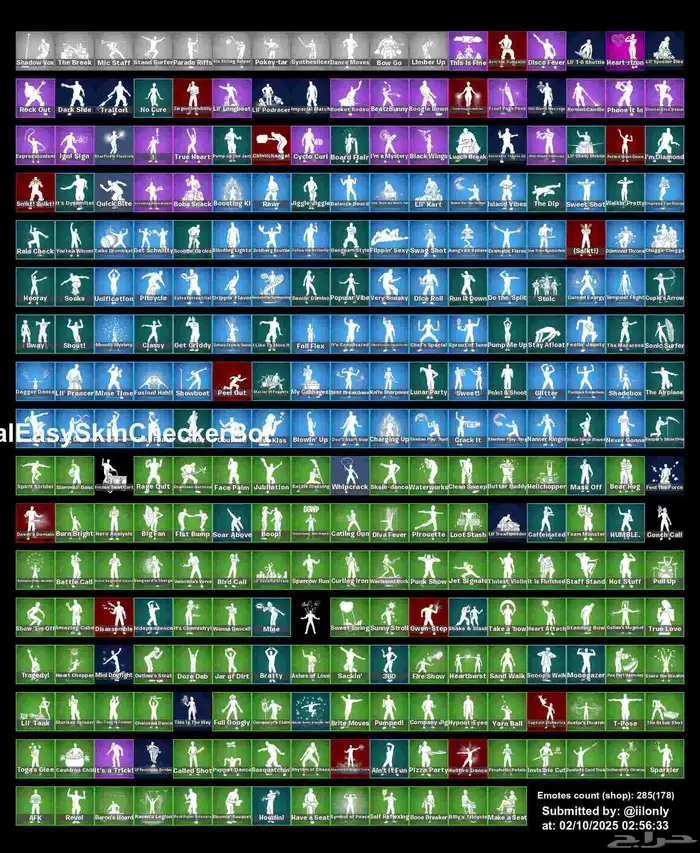 حساب فورت نايت 400 سكن 3