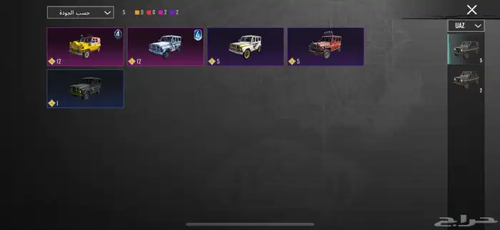 حساب ببجي للبيع 7