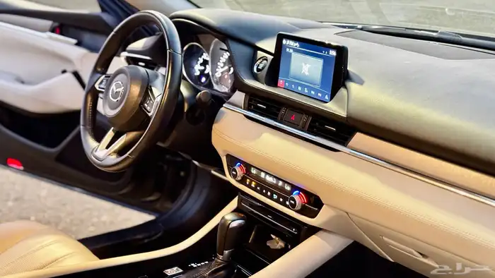 مازدا 6 سعودي نص فل 2021   بودي وكالة   ممشى 53 ألف 12