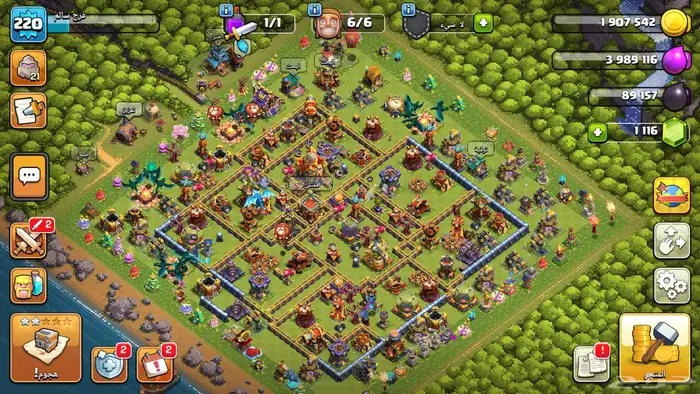 ثلاث قريات كلاش سعر عرطة وحدة 16 شبة ماكس ووحدة 13 ووحدة 12 0