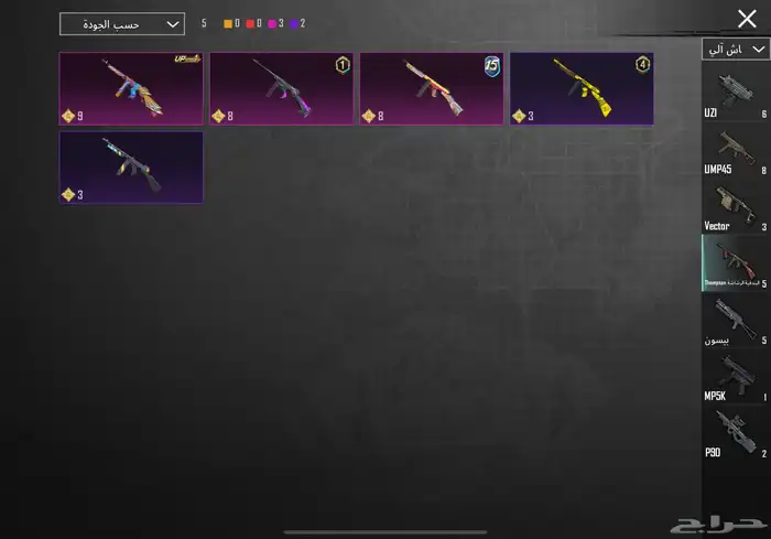 حساب ببجي لفل77 22