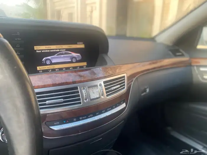 مرسيدسS-550 2007بحالةشبه جديدةكل شي سليم45ألف ريال 11