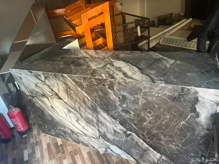 طاولة كاشير بقاله نظيفه استخدام 6 شهور 0