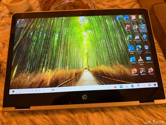 لابتوب hp يعمل أيضا باللمس ويطوا بالكامل بحالة ممتازة 4