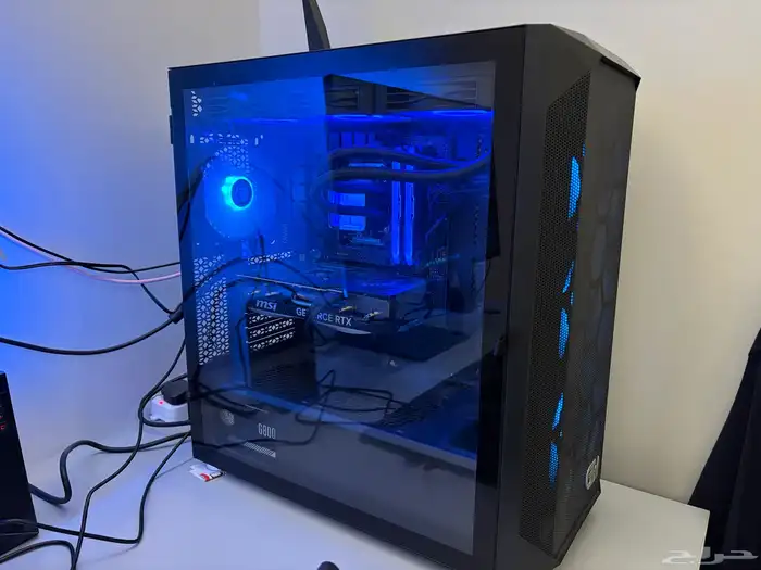 كمبيوترgaming pc rtx 4070ti super Ryzen 7700x وشاشة 2k 4