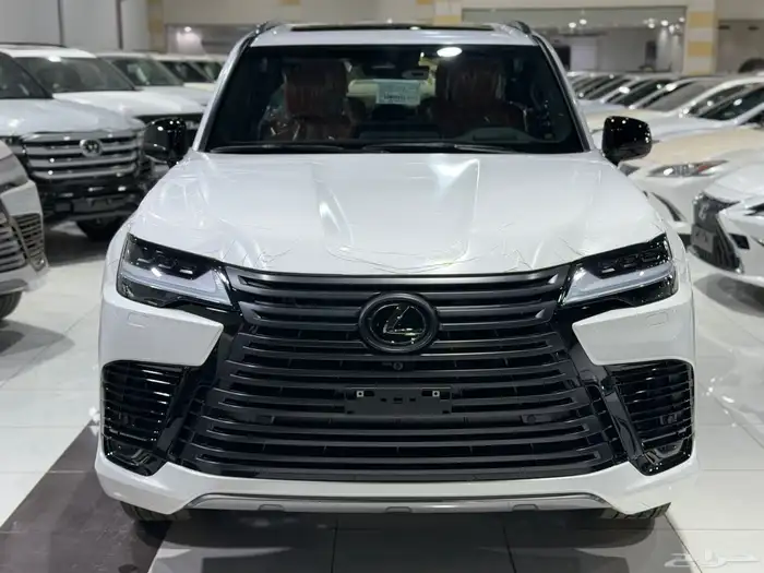 لكزس LX 600 بريمي VIP ابيض بلاك ادشن داخل - جملي نظام 50-50 0