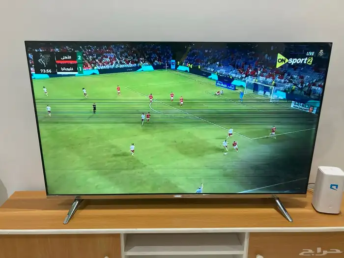 تليفزيون سمارت أندرويد KMC تحتاج اصلاح بعض الخطوط ف الشاشة 1