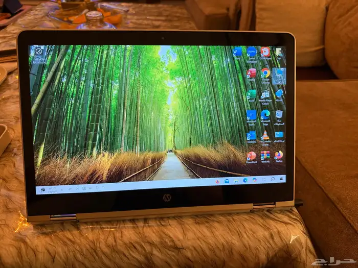 لابتوب hp يعمل أيضا باللمس ويطوا بالكامل بحالة ممتازة 8