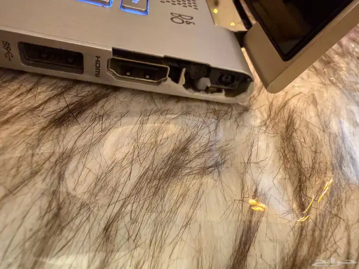 لابتوب hp يعمل أيضا باللمس ويطوا بالكامل بحالة ممتازة 9