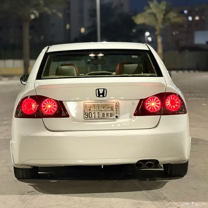 هوندا سيفيك 2007 قير أوتوماتيك ولوحه مميزه 4