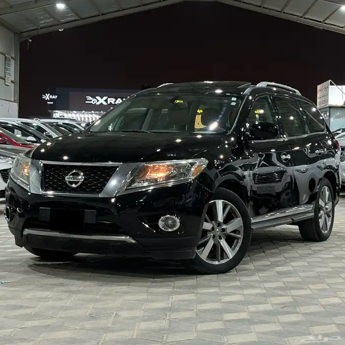 نيسان بافندر 2014 فل كامل فتحه سقف SV عائلي ثلاث صفوف 0