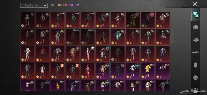 حساب ببجي نادر للبيع 3