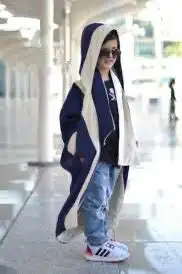 فروه دبل فيس الخامة جوخ مع اضافه اسم على الشال حسب الطلب 2