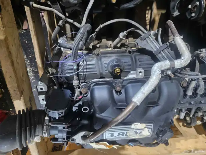 مكينة جيب رانجلر V6 3.8 بنزين نظيفة ومجربة شد بلد 1