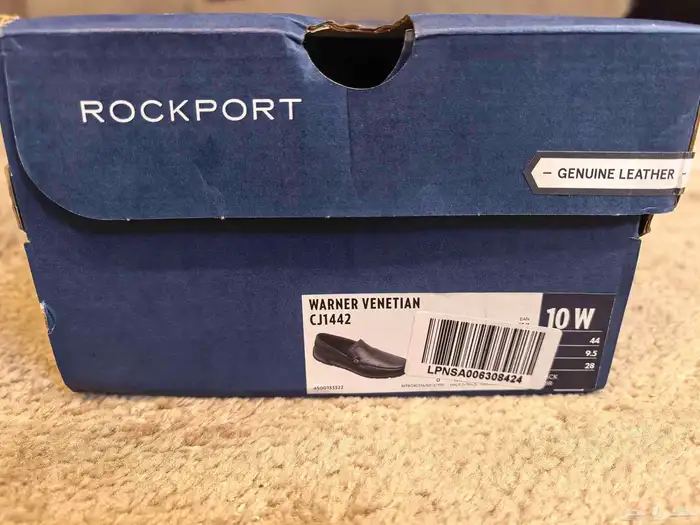 شوز رجالي جلد طبيعي مقاس 44 0