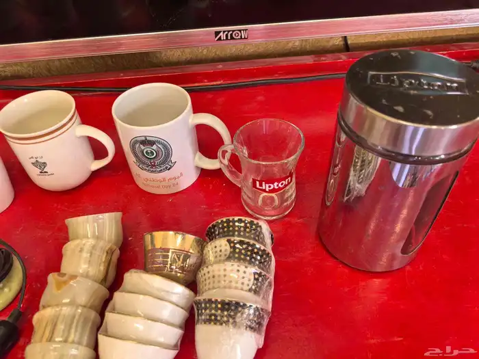 مجموعة كأسات شعارات متعدده للشاهي والمناسبات 5