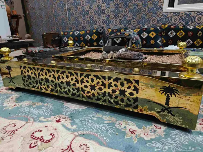 منقل نار حاتم استخدام مرتين فقط طول 120 عرض 80 0