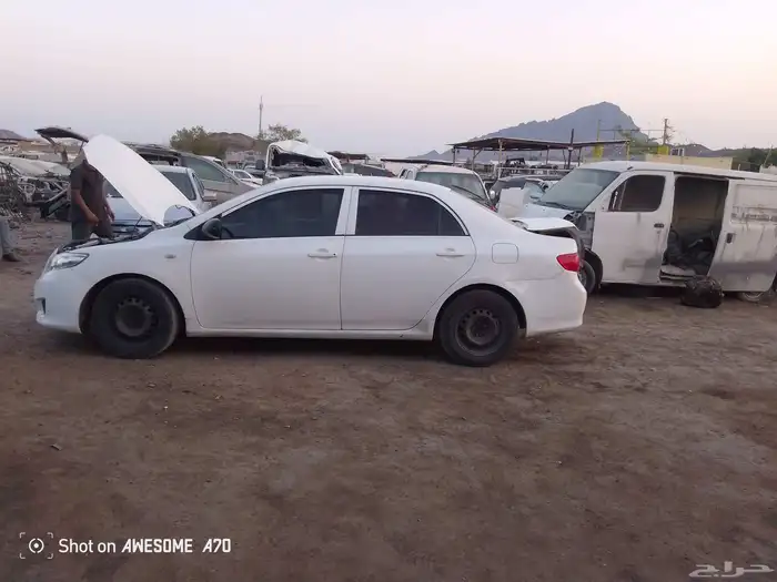 كرولا 2008 الى 2010 قطع غيار فقط 2