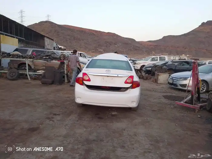 كرولا 2008 الى 2010 قطع غيار فقط 1