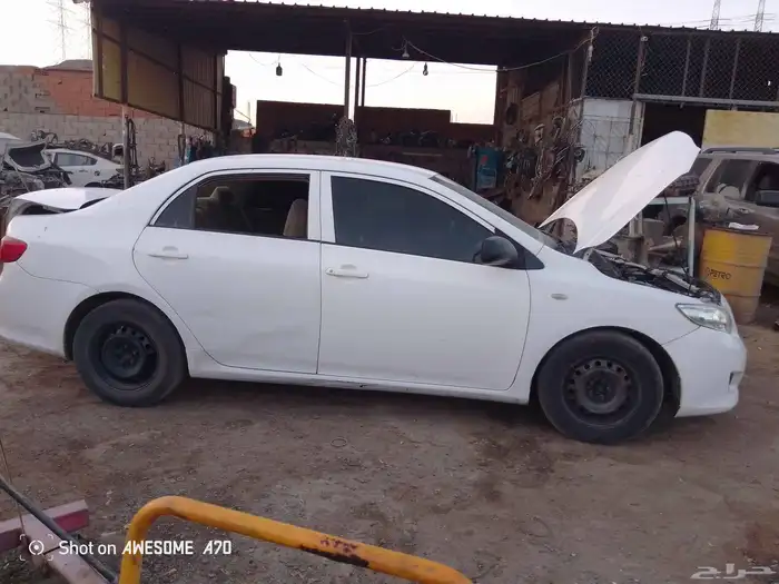 كرولا 2008 الى 2010 قطع غيار فقط 3