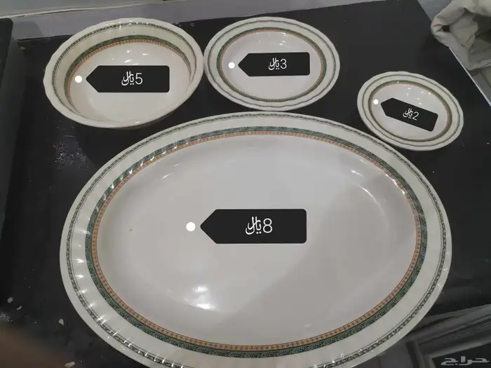 زبديات ميلامين مع غطاء مع صحون صغيره و كبيره 10