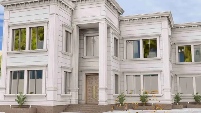 أعمال الديكورات الخارجية من الحجر الطبيعي والصناعي والرخام 5