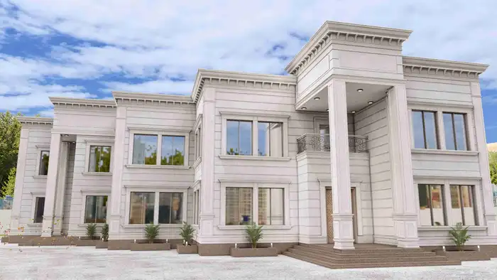 أعمال الديكورات الخارجية من الحجر الطبيعي والصناعي والرخام 2