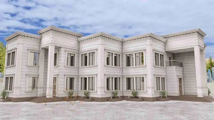 أعمال الديكورات الخارجية من الحجر الطبيعي والصناعي والرخام 1