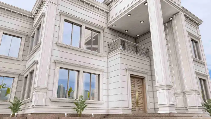 أعمال الديكورات الخارجية من الحجر الطبيعي والصناعي والرخام 4