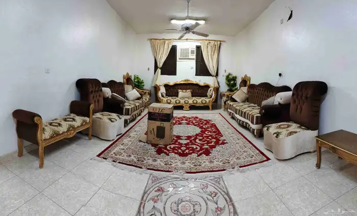 كنب مستعمل وطني 9 قطع بحالة جيدة جدا للبيع 0