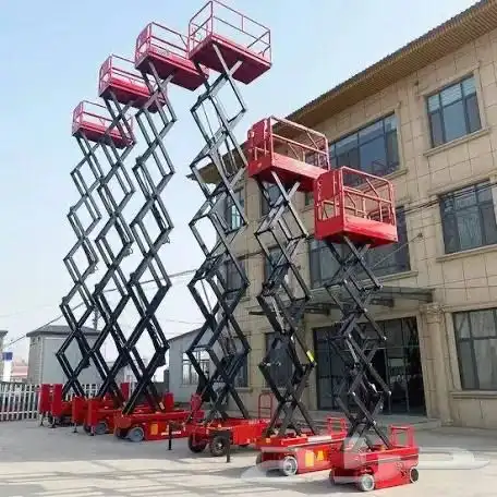 Scissor lifts تاجير جميع الرافعات المقصيه 0