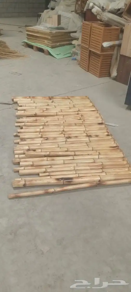 للبيع قش وأعواد بامبو مستخدمه 0